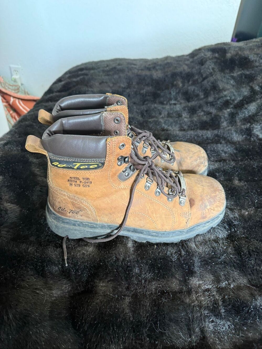 Adtec 6" Steel Toe Hiker Men's Boots Steel Toe 13 Brown